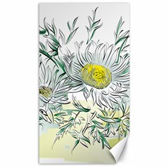 Thistle Alpine Flower Flower Plant Canvas 40  X 72  by Modalart