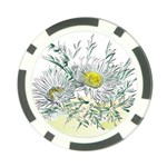 Thistle Alpine Flower Flower Plant Poker Chip Card Guard Front