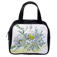 Thistle Alpine Flower Flower Plant Classic Handbag (one Side) by Modalart