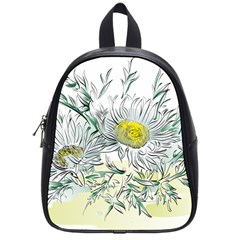 Thistle Alpine Flower Flower Plant School Bag (small) by Modalart