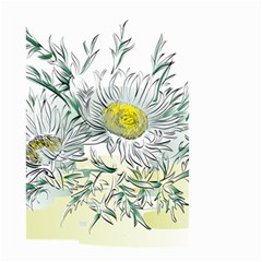 Thistle Alpine Flower Flower Plant Small Garden Flag (two Sides) by Modalart