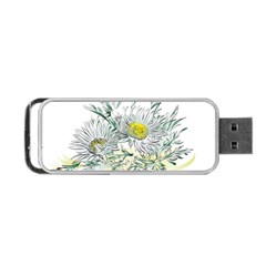 Thistle Alpine Flower Flower Plant Portable Usb Flash (two Sides) by Modalart