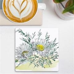 Thistle Alpine Flower Flower Plant Uv Print Square Tile Coaster  by Modalart