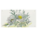 Thistle Alpine Flower Flower Plant Banner and Sign 6  x 3  Front