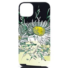 Thistle Alpine Flower Flower Plant Iphone 14 Plus Black Uv Print Case by Modalart