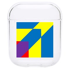 Colorful Red Yellow Blue Purple Hard Pc Airpods 1/2 Case by Grandong