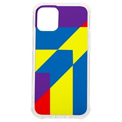 Colorful Red Yellow Blue Purple Iphone 12 Mini Tpu Uv Print Case	 by Grandong