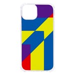 Colorful Red Yellow Blue Purple iPhone 13 TPU UV Print Case Front