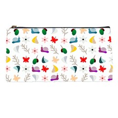 Snail Butterfly Pattern Seamless Pencil Case