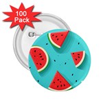 Watermelon Fruit Slice 2.25  Buttons (100 pack)  Front