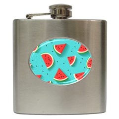 Watermelon Fruit Slice Hip Flask (6 Oz) by Bedest