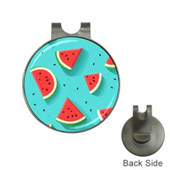 Watermelon Fruit Slice Hat Clips With Golf Markers by Bedest