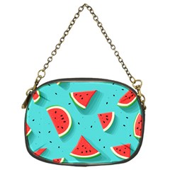 Watermelon Fruit Slice Chain Purse (two Sides) by Bedest