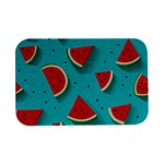 Watermelon Fruit Slice Open Lid Metal Box (Silver)   Front