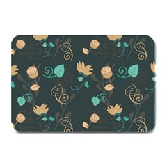 Flower Leaves Pattern Seamless Plate Mats by Bedest