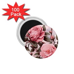 Rose Flower Seamless 1 75  Magnets (100 Pack)  by Bedest