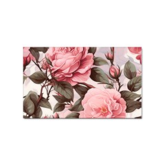 Rose Flower Seamless Sticker (rectangular) by Bedest