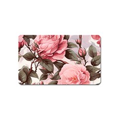 Rose Flower Seamless Magnet (name Card) by Bedest