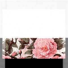 Rose Flower Seamless Rectangular Jigsaw Puzzl by Bedest