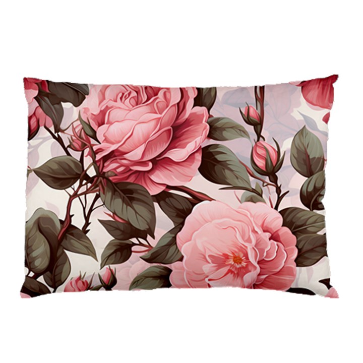 Rose Flower Seamless Pillow Case