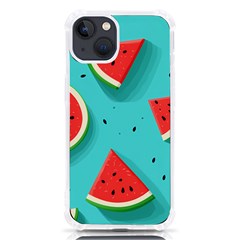 Watermelon Fruit Slice Iphone 13 Tpu Uv Print Case by Bedest