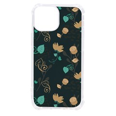 Flower Leaves Pattern Seamless Iphone 13 Mini Tpu Uv Print Case by Bedest