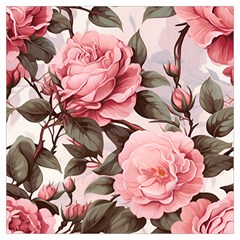 Rose Flower Seamless Lightweight Scarf  by Bedest