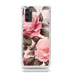 Rose Flower Seamless Samsung Galaxy S20 6 2 Inch Tpu Uv Case by Bedest