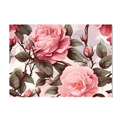 Rose Flower Seamless Crystal Sticker (a4) by Bedest