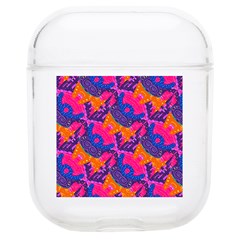 Purple Blue Abstract Pattern Soft Tpu Airpods 1/2 Case