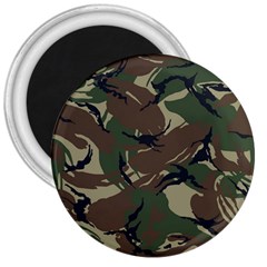 Camouflage Pattern Fabric 3  Magnets by Bedest