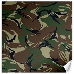 Camouflage Pattern Fabric Canvas 16  X 16  by Bedest