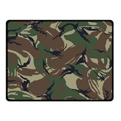 Camouflage Pattern Fabric Two Sides Fleece Blanket (small) by Bedest