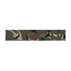 Camouflage Pattern Fabric Premium Plush Fleece Scarf (mini) by Bedest