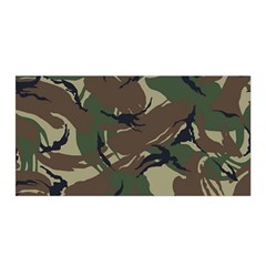 Camouflage Pattern Fabric Satin Wrap 35  X 70  by Bedest