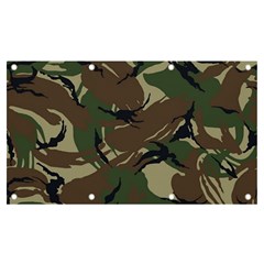 Camouflage Pattern Fabric Banner And Sign 7  X 4  by Bedest