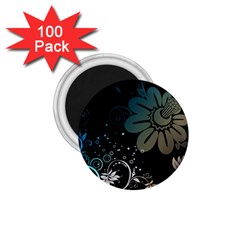 Flower Abstract Desenho 1.75  Magnets (100 pack) 