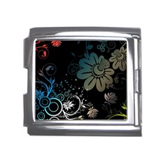 Flower Abstract Desenho Mega Link Italian Charm (18mm)