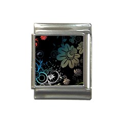 Flower Abstract Desenho Italian Charm (13mm)