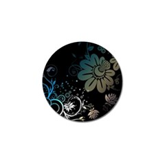 Flower Abstract Desenho Golf Ball Marker (4 pack)