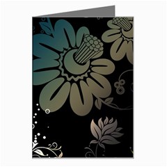 Flower Abstract Desenho Greeting Card