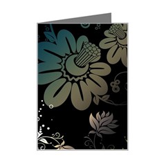 Flower Abstract Desenho Mini Greeting Card