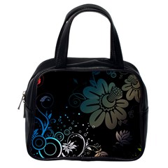 Flower Abstract Desenho Classic Handbag (One Side)