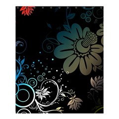 Flower Abstract Desenho Shower Curtain 60  x 72  (Medium) 