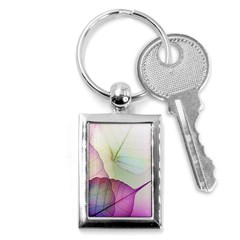 Leaf Desenho Micro Key Chain (rectangle) by Bedest