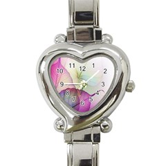 Leaf Desenho Micro Heart Italian Charm Watch by Bedest