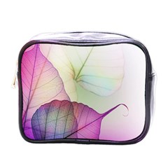 Leaf Desenho Micro Mini Toiletries Bag (one Side) by Bedest