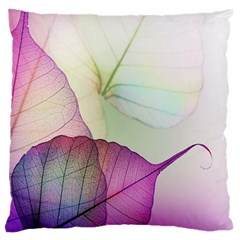 Leaf Desenho Micro Large Cushion Case (one Side) by Bedest