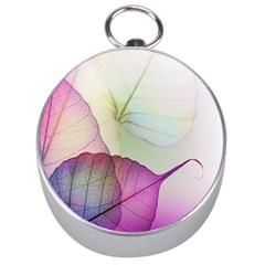 Leaf Desenho Micro Silver Compasses by Bedest