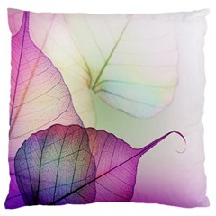 Leaf Desenho Micro Standard Premium Plush Fleece Cushion Case (one Side) by Bedest